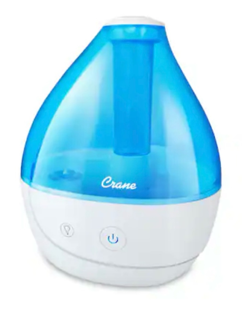 CRANE - Personal Ultrasonic Cool Mist Humidifier half gallon - Blue